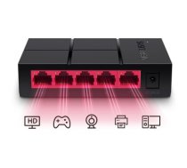 Mercusys MS105G Switch, Desktop, 5x10/100/1000 ports, PSU external, Plastic Case