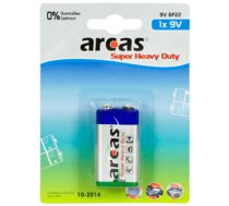 Arcas 9V/6LR61, Super Heavy Duty, 1 pc(s)