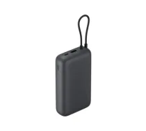 Xiaomi Power Bank 20000mAh (Integrated Cable), Dark Gray
