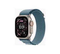 Apple Watch Ultra 3 GPS + Cellular 49mm Natural Titanium Case with Light Blue Alpine Loop - Medium