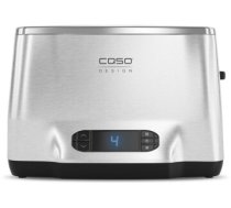 Caso Toaster Inox² Stainless steel, Stainless steel, 1050 W, Number of slots 2, Number of power levels 9, Bun warmer included
