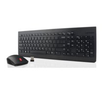 Lenovo 4X30M39487 Wireless, Batteries included, No, Black, Wireless connection, Essential Keyboard Russian/Cyrillic and Mouse Combo