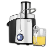 Adler Juicer AD 4128 Matt Black/White, 1000 W, Number of speeds 2