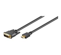 Goobay 51881 HDMI™/DVI-D cable, gold-plated Goobay