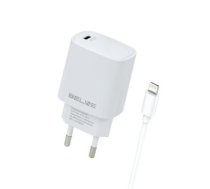 Ładowarka sieciowa 20W USB-C+kabel Lightning