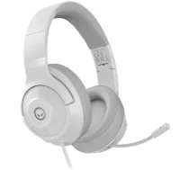 LORGAR Noah 101, Gaming headset with microphone, 3.5mm jack connection, cable length 2m, foldable design, PU leather ear pads, size: 185*195*80mm, 0.245kg, white