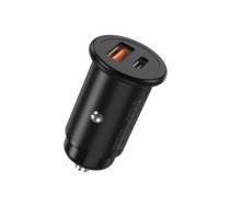 XO car charger CC38 PD QC 3.0 20W 1X USB 1x USB-C black