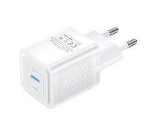 Wall charger, Vention, FEPW0-EU, USB-C, 20W, GaN (white)