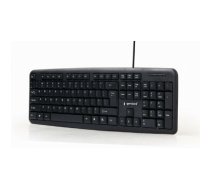 Gembird KB-U-103-RU Standard, Wired, Keyboard layout EN/RU, 1.4 m, Black, 424 g