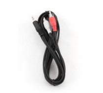 Cablexpert 2.5m, 3.5mm/2xRCA, M/M 2.5 ", Black, Red, White