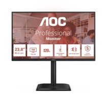 AOC E4 24E4CV computer monitor 60.5 cm (23.8") 1920 x 1080 pixels Full HD LED Black