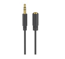 Goobay Headphone and audio AUX extension cable; 3.5 mm; 3-pin; slim 97122