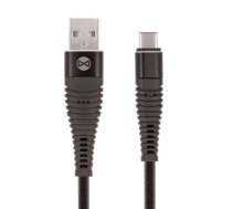 Forever Shark cable USB - USB-C 1,0 m 2A black