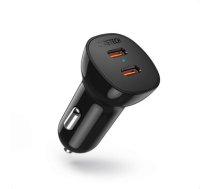 Choetech car charger 2x USB Type C Quick Charge Power Delivery 40W FCP AFC black (TC0008)