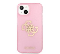 GUHCP13SPCUGL4GPI Guess TPU Big 4G Full Glitter Case for iPhone 13 Mini Pink