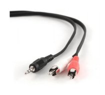 Cablexpert 1.5m, 3.5mm/2xRCA, M/M 1.5 m, Black, Red, White