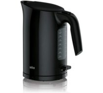 Braun Kettle WK3100BK PurEase Standard, 2200 W, 1.7 L, Plastic, Black, 360° rotational base