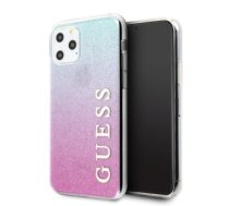 Guess GUHCN65PCUGLPBL iPhone 11 Pro Max różowo-niebieski|pink blue hard case Glitter Gradient