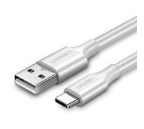 UGREEN USB cable to USB-C, QC3.0, 1m (white)