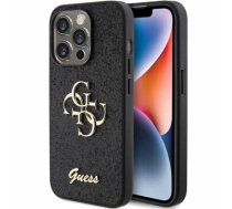 Guess GUHCP15XHG4SGK iPhone 15 Pro Max 6.7" czarny|black hardcase Glitter Script Big 4G