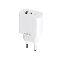 Maxlife MXTC-06-25AC PD QC charger 1x USB-C 1x USB 25W white