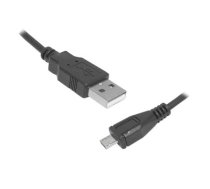 PS USB kabelis A kontaktdakša - mikro USB kontaktdakša, 1,5 m.