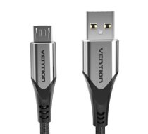 USB 2.0 A to Micro-B 3A cable 0.25m Vention COAHC gray