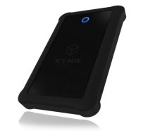 Raidsonic ICY BOX IB-233U3-B External enclosure for 2.5" SATA HDD/SSD with USB 3.0 interface and silicone protection sleeve 2.5", USB 3.0