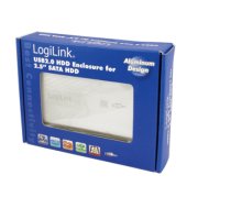 Logilink Enclosure 2.5 inch S-ATA HDD USB 2.0 Alu 2.5", SATA, USB 2.0