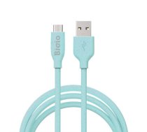 Bioio cable USB - microUSB 1,0 m 2,4A blue