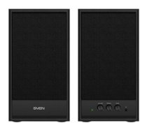 Multimedia - Speaker SVEN SPS-702 (Stereo, 40W, 40Hz-22Hz, Black Leather)