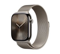 Apple Watch Series 10 GPS + Cellular 46mm Natural Titanium Case with Natural Milanese Loop - S/M