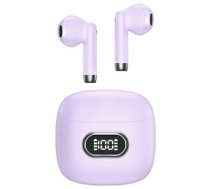 USAMS Słuchawki Bluetooth 5.3 TWS IA II series bezprzewodowe purpurowy|purple BHUIAII03 (USAMS-IAII15)
