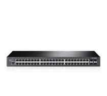 TP-LINK T2600G-52TS TL-SG3452 Managed L2+ Gigabit Ethernet (10/100/1000) Black 1U