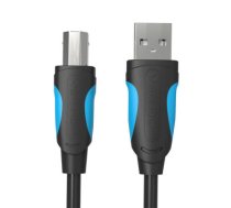 USB 2.0 A male to USB-B male printer cable Vention VAS-A16-B1000 10m Black PVC