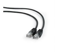 PATCH CABLE CAT5E UTP 0.25M/BLACK PP12-0.25M/BK GEMBIRD