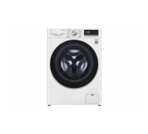 LG Washing Machine With Dryer F2DV5S7S1E Front loading, Washing capacity 7 kg, 1200 RPM, Depth 46 cm, Width 60 cm, Display, LED, Drying system, Drying capacity 5 kg, Steam function, Direct drive, Wi-Fi, White