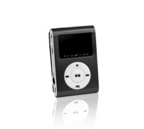 Setty MP3 Super Kompakts Atskaņotājs ar LCD ekrānu / FM Radio un microSD kartes slotu + Austiņas Melns