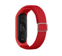 Beline pasek Mi Band 7|6|5 Textile czerwony|red