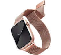 UNIQ pasek Dante Apple Watch Series 4/5/6/7/SE 40/41mm. Stainless Steel różwo-złoty/rose gold