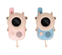 Walkie-talkie for children K22 Cow + Battery Charger + 8xRechargeable HR03|AAA 900mAh