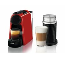 Delonghi Coffee maker EN 85.R Essenza Mini Pump pressure 19 bar, Capsule coffee machine, 1150 W, Red