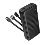 Borofone Power Bank 20000mAh BJ79A Clever - USB - with Type C and Lightning cables black