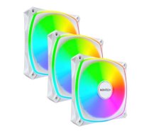 CASE FAN 120MM/RX120 PRO WHITE 3 IN 1 MONTECH