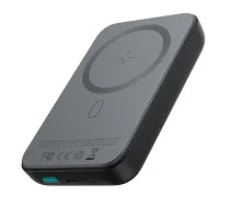 Joyroom power bank 10000mAh 20W Power Delivery Quick Charge magnetyczna wireless Qi charger 15W for iPhone MagSafe compatible black (JR-W020 black)