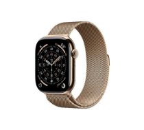 Apple Watch Series 11 GPS + Cellular 46mm Gold Titanium Case with Gold Milanese Loop - M/L