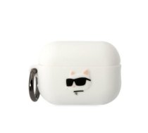 Karl Lagerfeld case for Airpods Pro 2 KLAP2RUNCHH white 3D Silicone NFT Karl