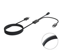 Tactical USB Charging and Data 2in1 Cable for Garmin Fenix 7 + USB-C