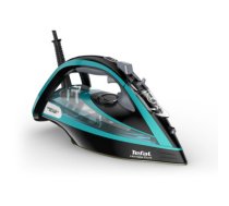Tefal Ultimate Pure FV9844 Dry & Steam iron Durilium Autoclean soleplate 3200 W Black, Blue