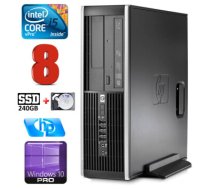 HP 8100 Elite SFF i5-650 8GB 240SSD+1TB DVD WIN10Pro